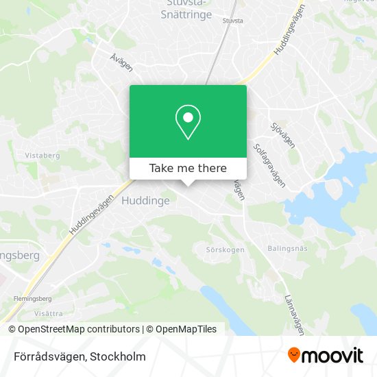 Förrådsvägen map