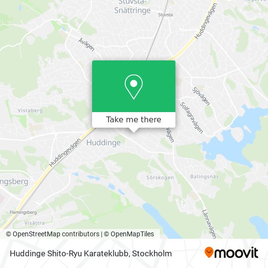 Huddinge Shito-Ryu Karateklubb map