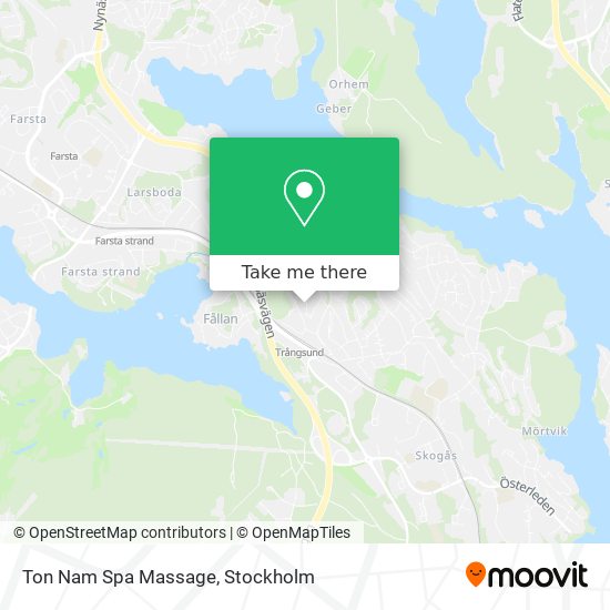 Ton Nam Spa Massage map