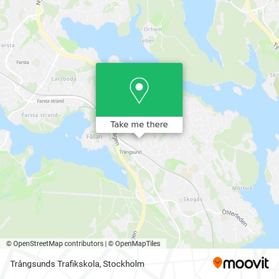 Trångsunds Trafikskola map