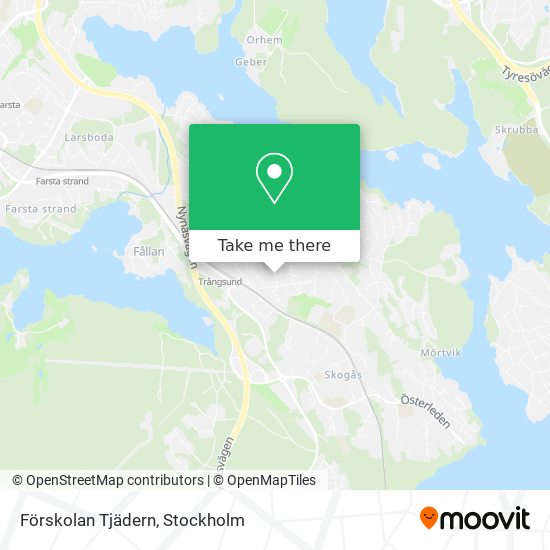 Förskolan Tjädern map