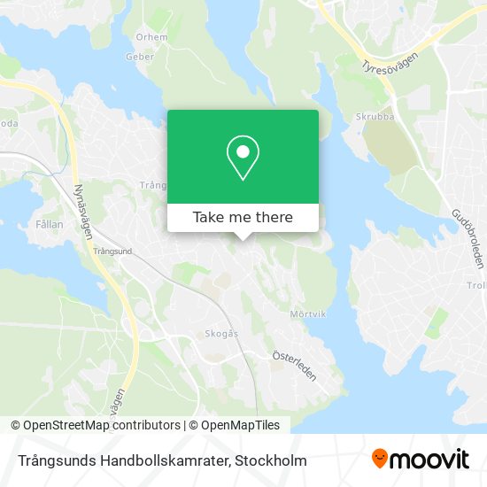 Trångsunds Handbollskamrater map