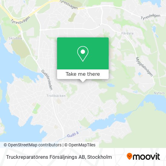 Truckreparatörens Försäljnings AB map