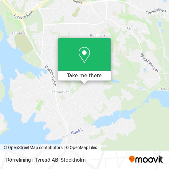 Rörrelining i Tyresö AB map