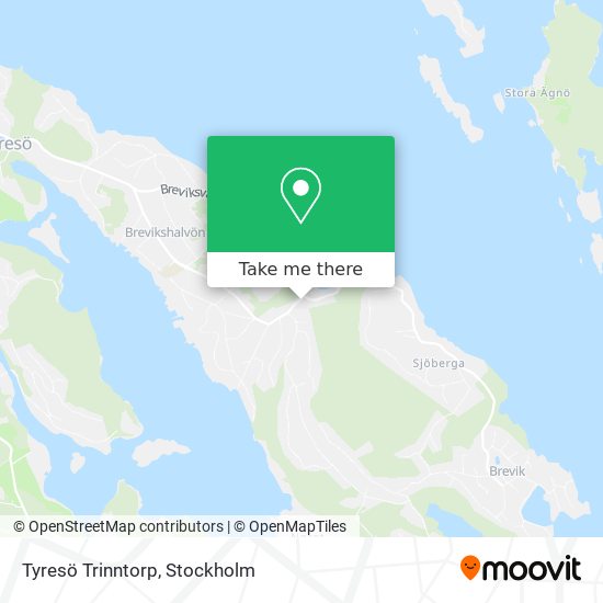 Tyresö Trinntorp map