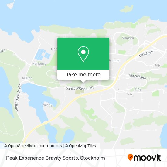 Peak Experience Gravity Sports map