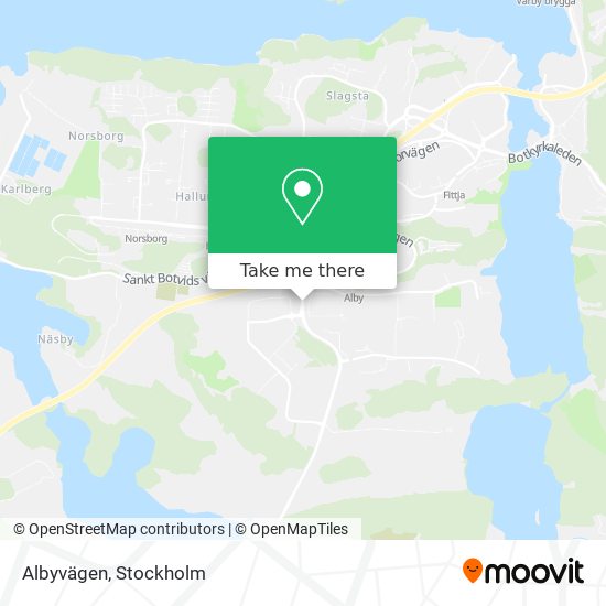 Albyvägen map