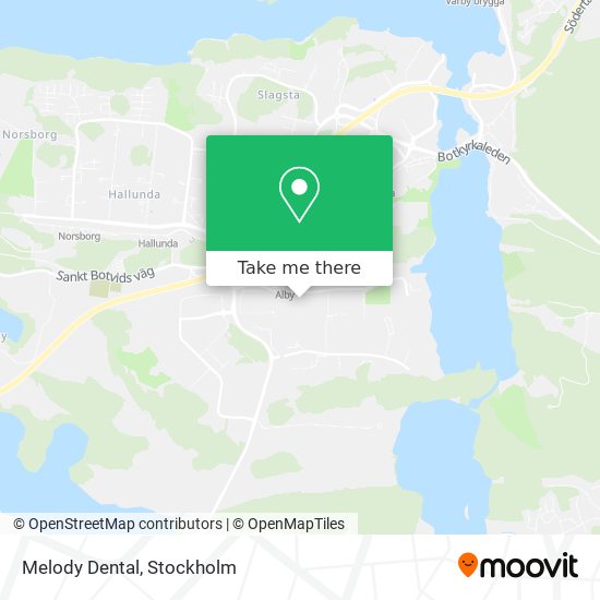 Melody Dental map