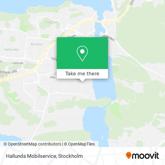Hallunda Mobilservice map