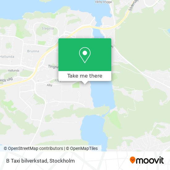 B Taxi bilverkstad map