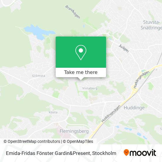 Emida-Fridas Fönster Gardin&Present map