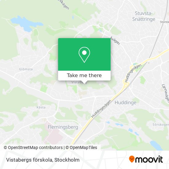 Vistabergs förskola map