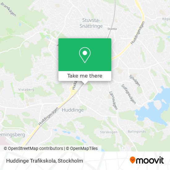 Huddinge Trafikskola map