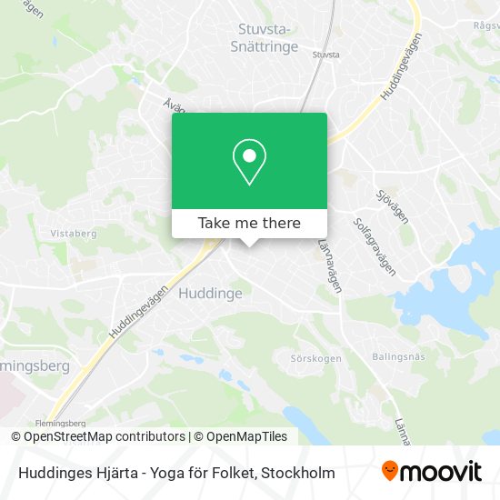 Huddinges Hjärta - Yoga för Folket map