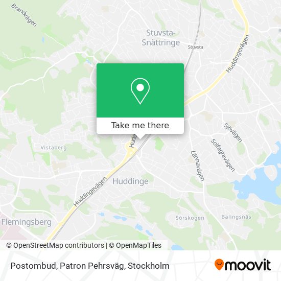 Postombud, Patron Pehrsväg map
