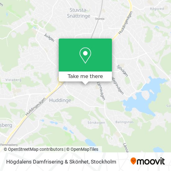 Högdalens Damfrisering & Skönhet map