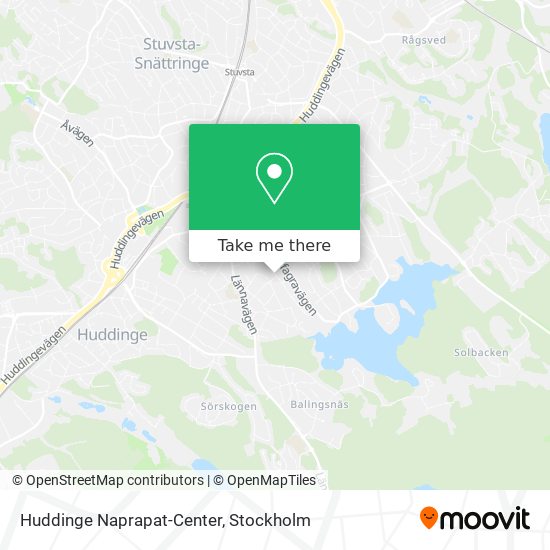 Huddinge Naprapat-Center map