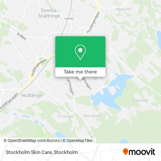 Stockholm Skin Care map