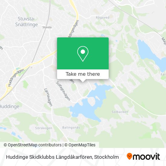 Huddinge Skidklubbs Längdåkarfören map