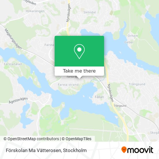 Förskolan Ma Vätterosen map