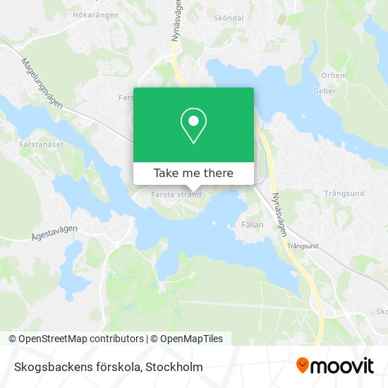 Skogsbackens förskola map