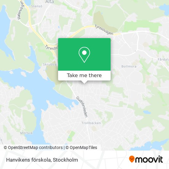 Hanvikens förskola map