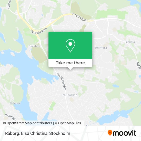 Råborg, Elsa Christina map