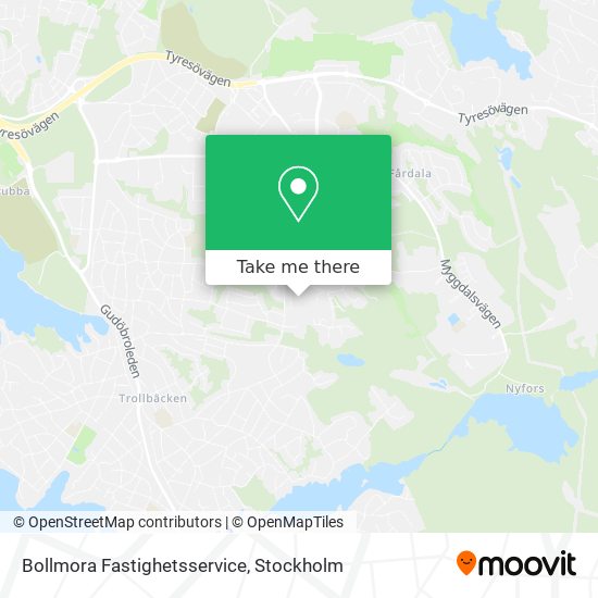 Bollmora Fastighetsservice map
