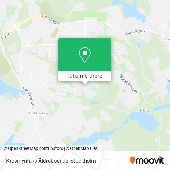 Krusmyntans Äldreboende map