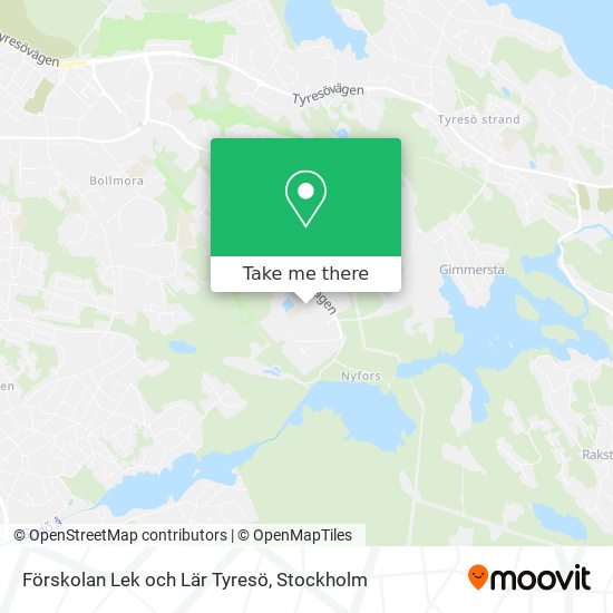 Förskolan Lek och Lär Tyresö map