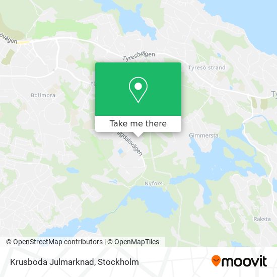 Krusboda Julmarknad map