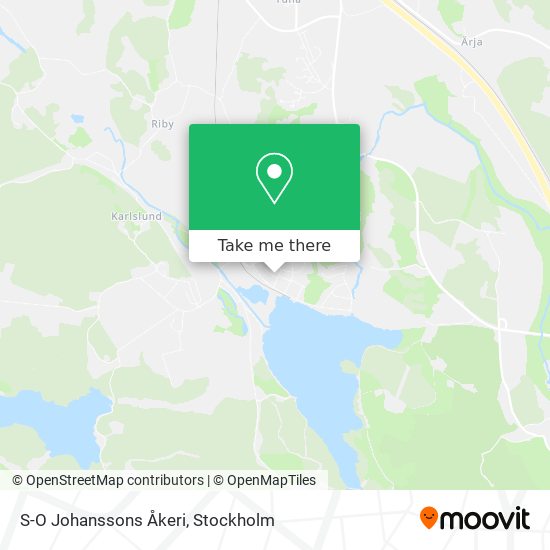 S-O Johanssons Åkeri map