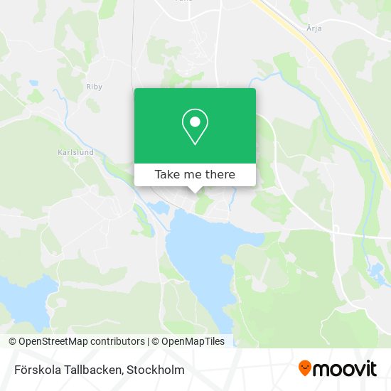 Förskola Tallbacken map