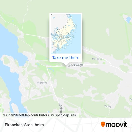 Ekbacken map