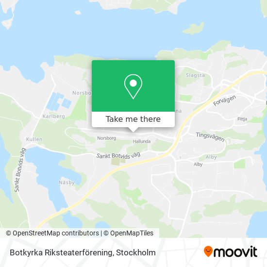 Botkyrka Riksteaterförening map