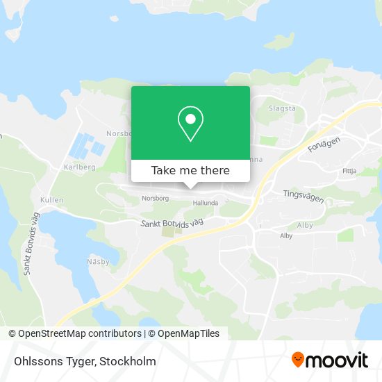 Ohlssons Tyger map