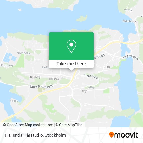 Hallunda Hårstudio map