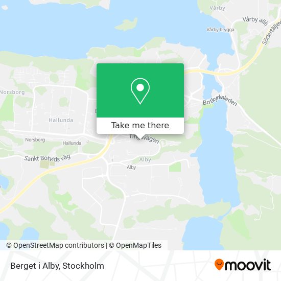 Berget i Alby map