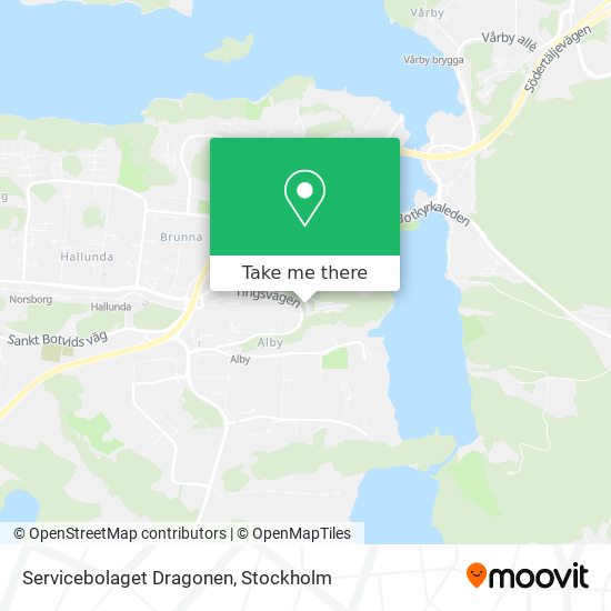 Servicebolaget Dragonen map