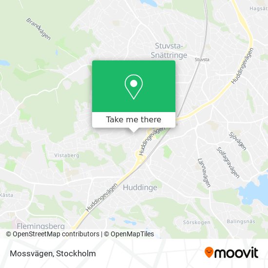 Mossvägen map