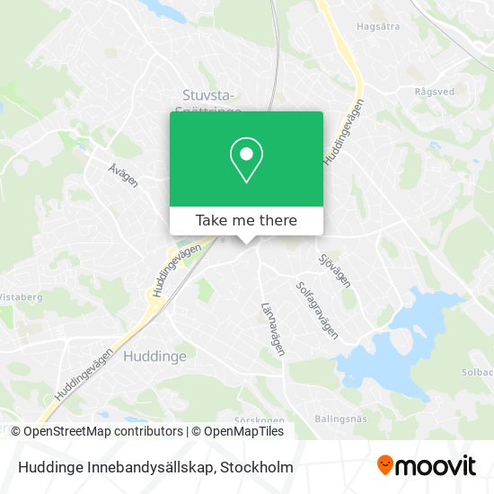 Huddinge Innebandysällskap map