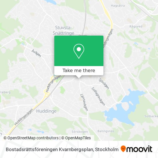 Bostadsrättsföreningen Kvarnbergsplan map