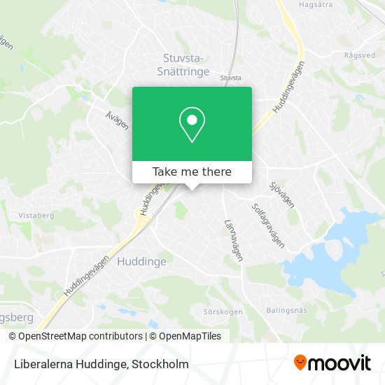 Liberalerna Huddinge map