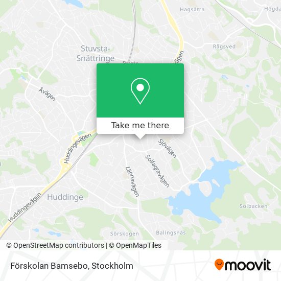 Förskolan Bamsebo map