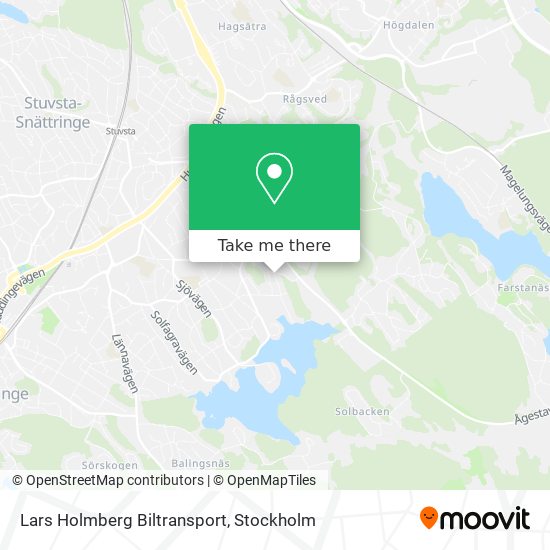 Lars Holmberg Biltransport map