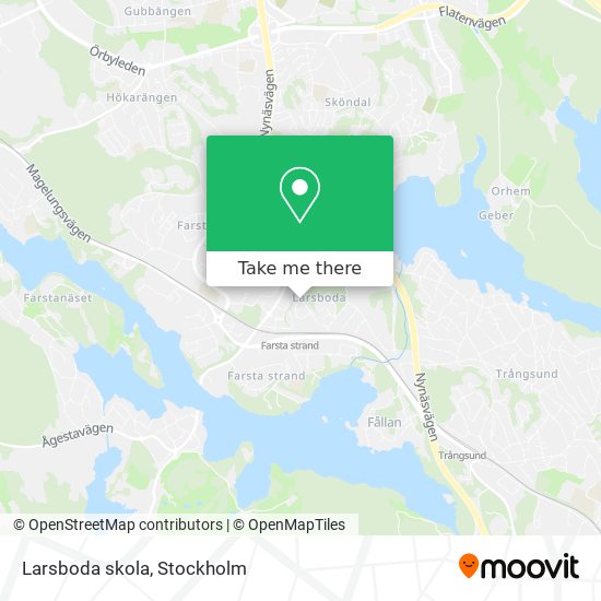 Larsboda skola map