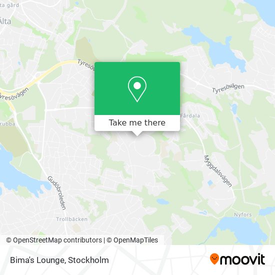 Bima's Lounge map