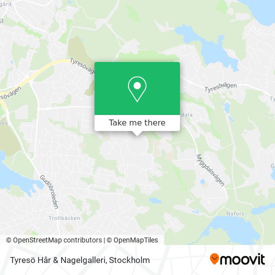 Tyresö Hår & Nagelgalleri map