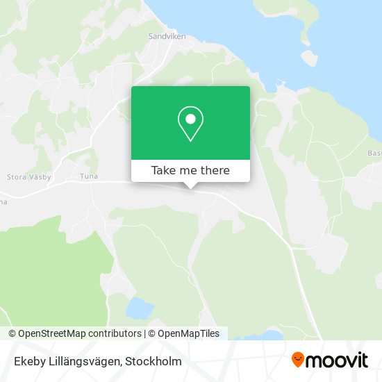 Ekeby Lillängsvägen map