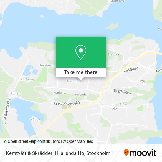 Kemtvätt & Skrädderi i Hallunda Hb map